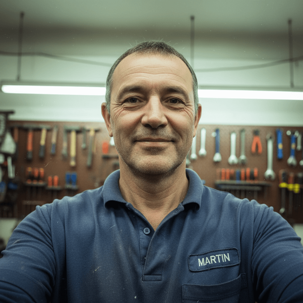 Portrait von Martin dem Inhaber